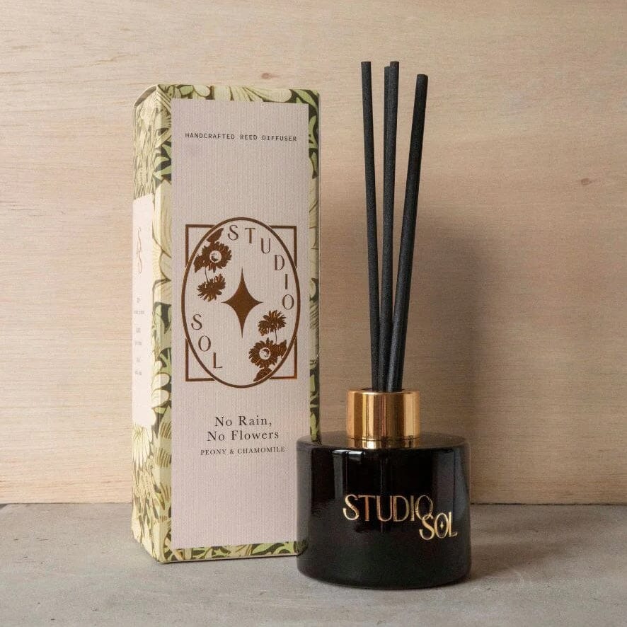 Studio Sol No Rain, No Flowers Diffuser Peony & Chamomile Studio Sol