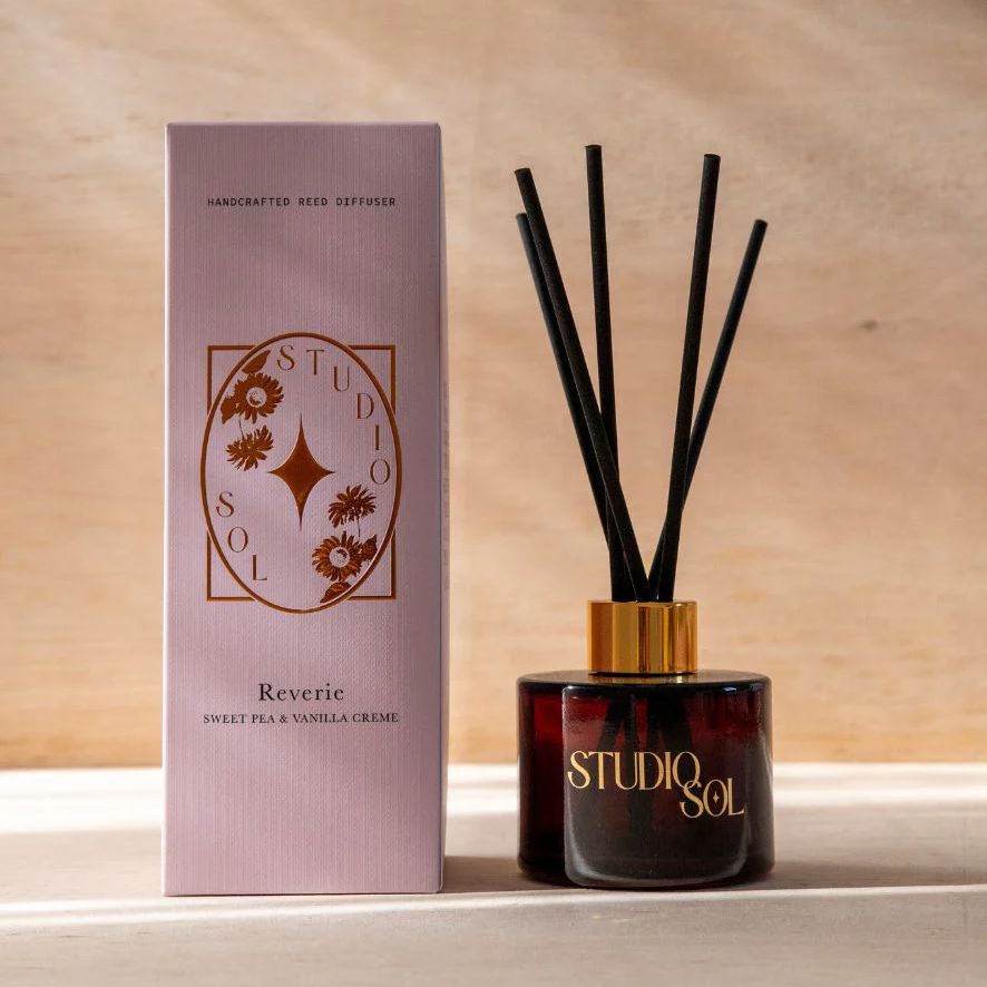 Studio Sol Reverie Diffuser - Sweet Pea & Vanilla Creme Studio Sol