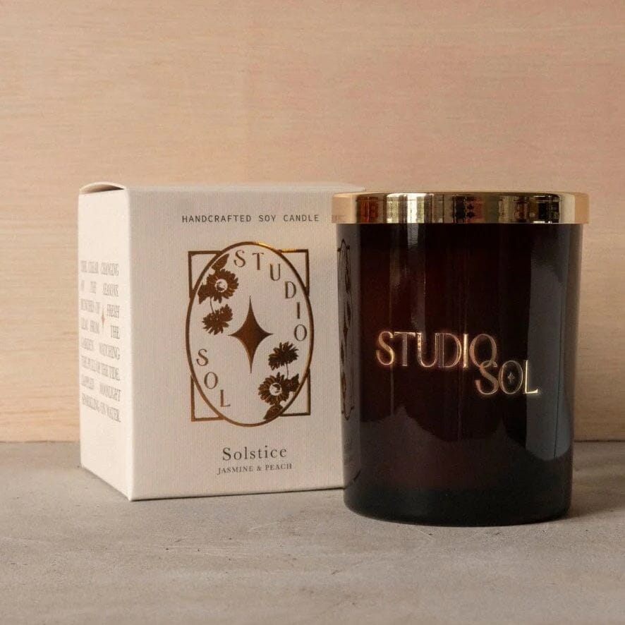 Studio Sol Solstice Candle Jasmine & Peach Studio Sol