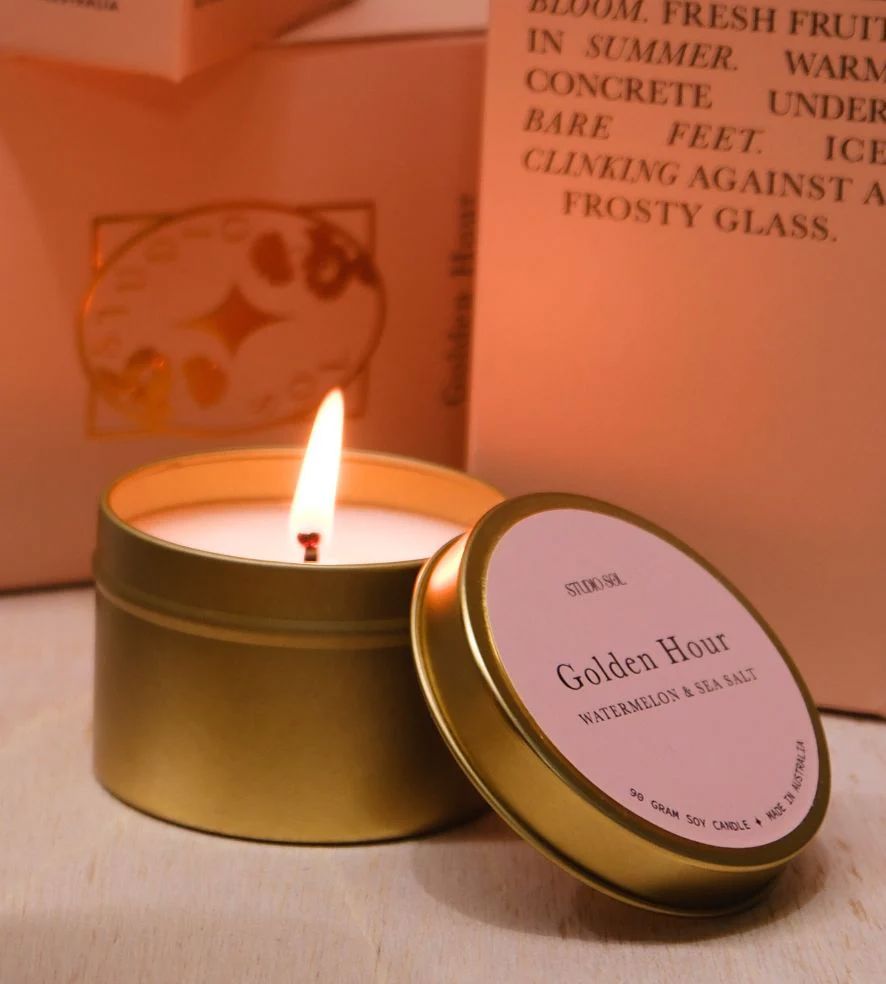 Studio Sol Travel Tin - Golden Hour Candle Studio Sol 