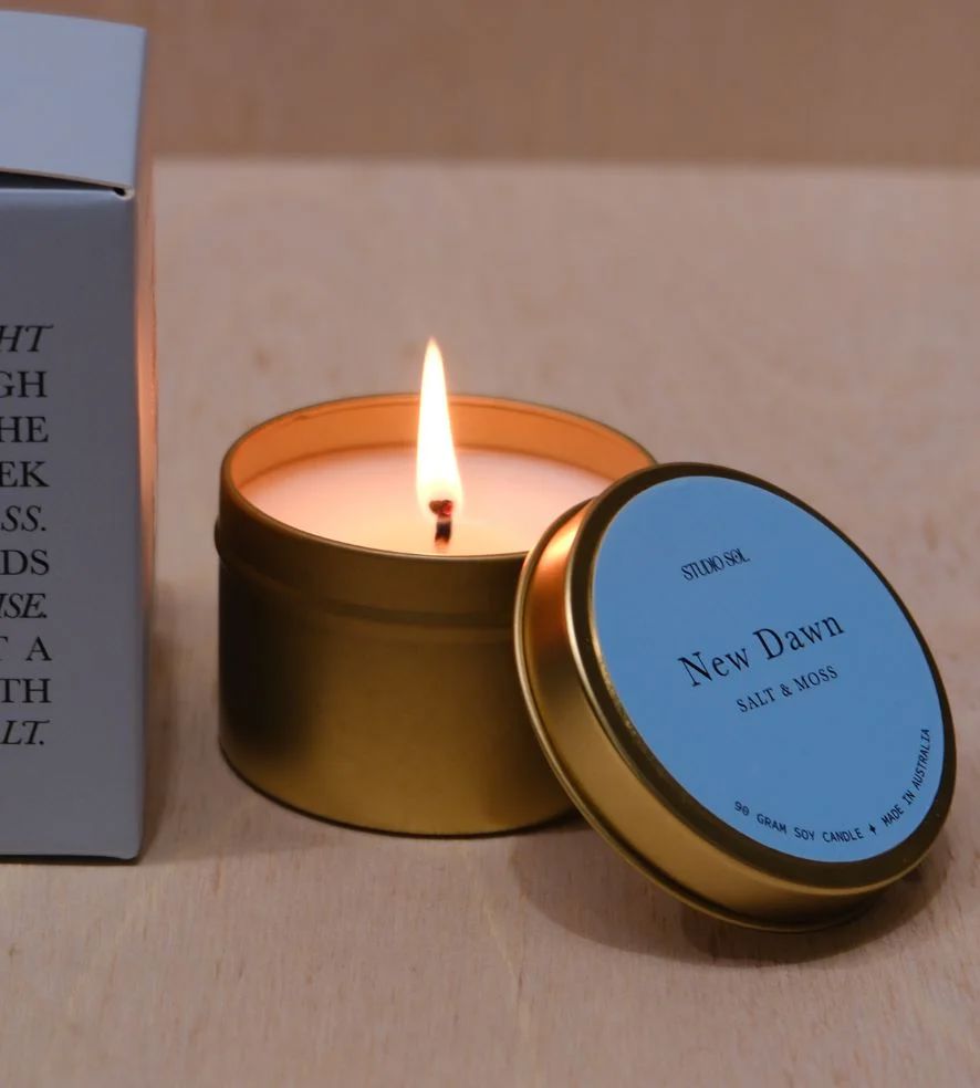 Studio Sol Travel Tin - New Dawn Candle Studio Sol 