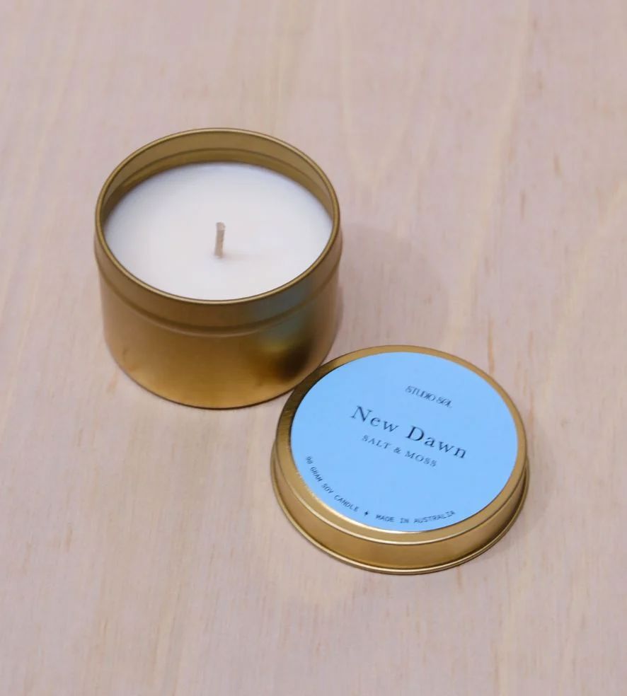 Studio Sol Travel Tin - New Dawn Candle Studio Sol 