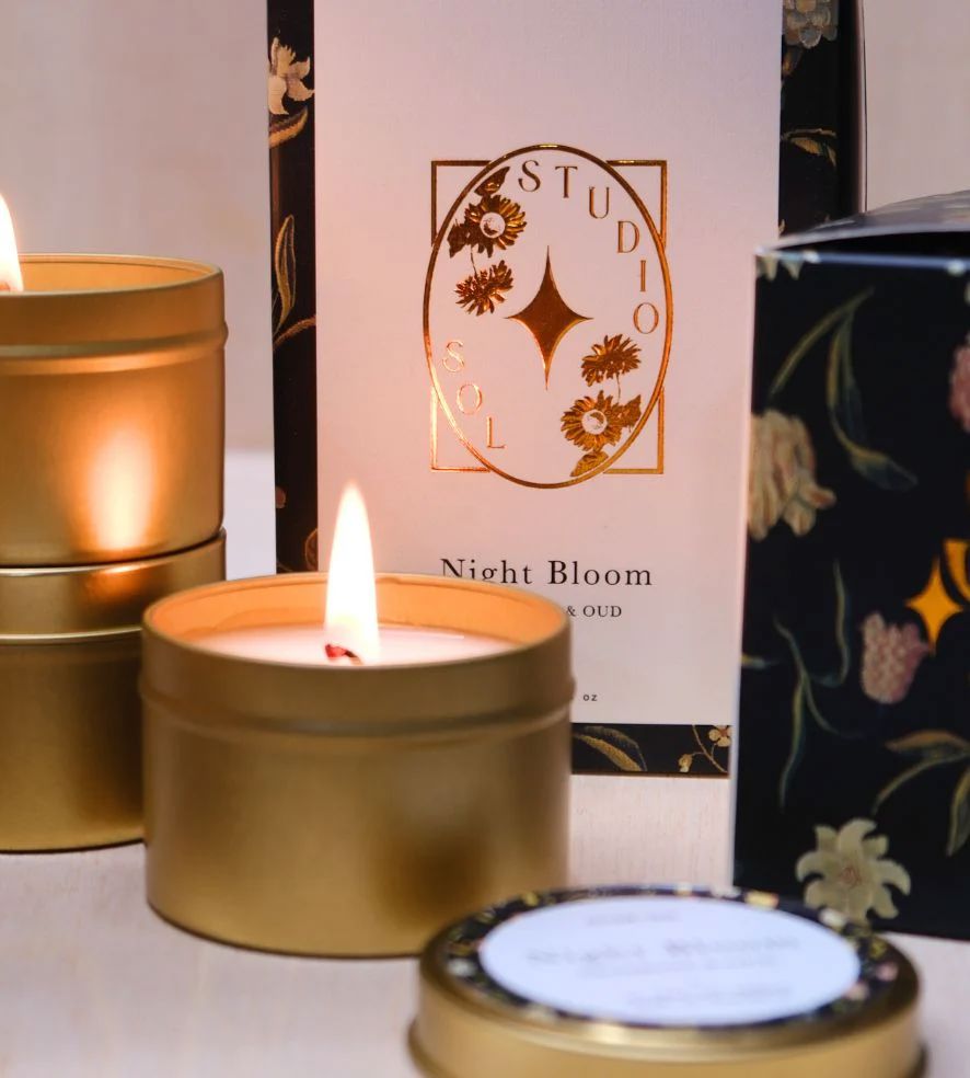 Studio Sol Travel Tin - Night Bloom Candle Studio Sol 