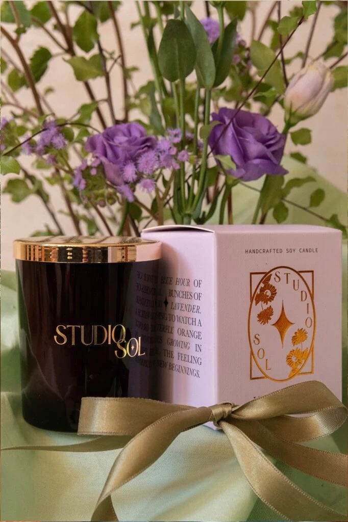 Studio Sol Violette Dusk Candle Violet & Sweet Orange Studio Sol