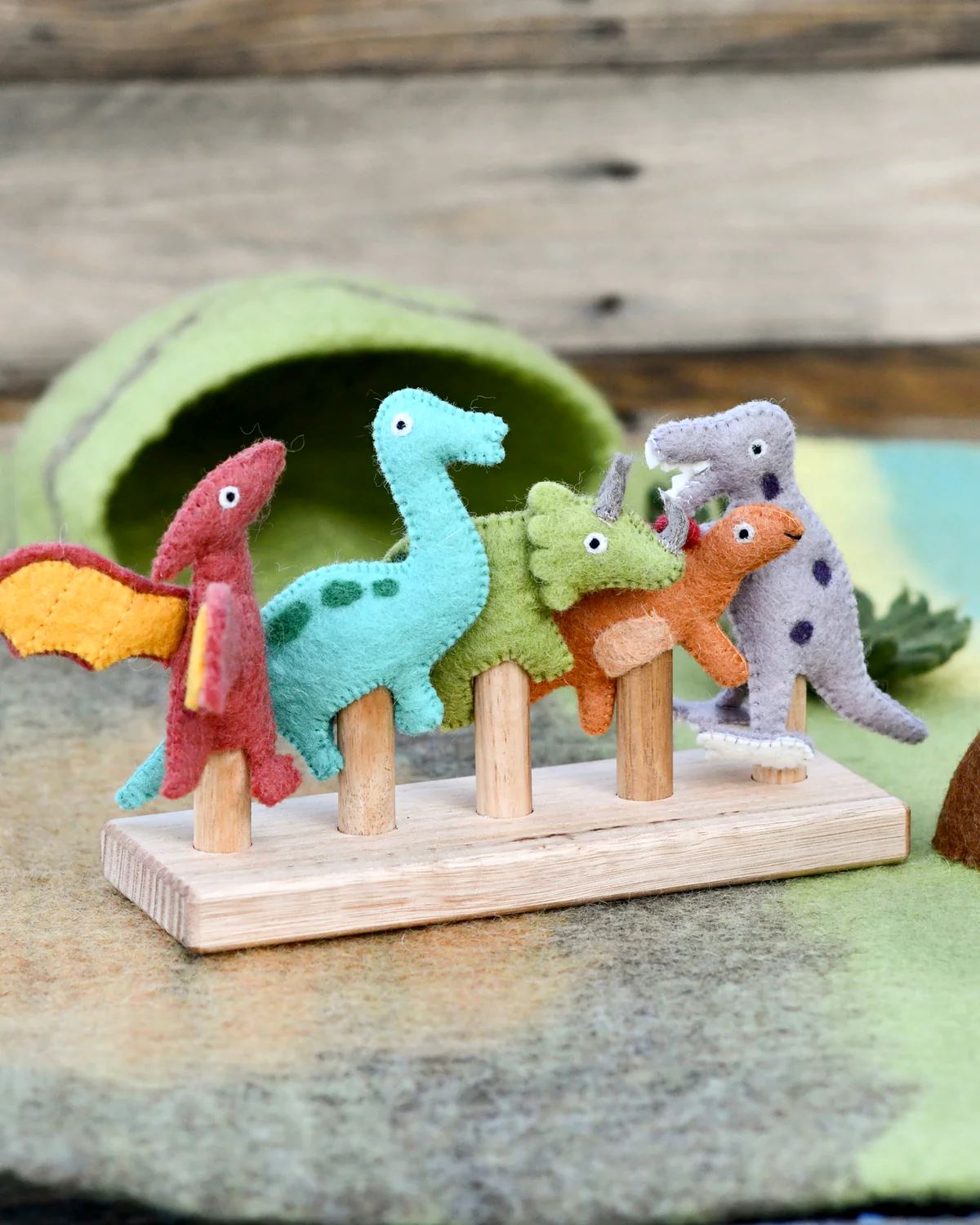 Tara Treasures Finger Puppet Set - Dinosaurs Tara Treasures