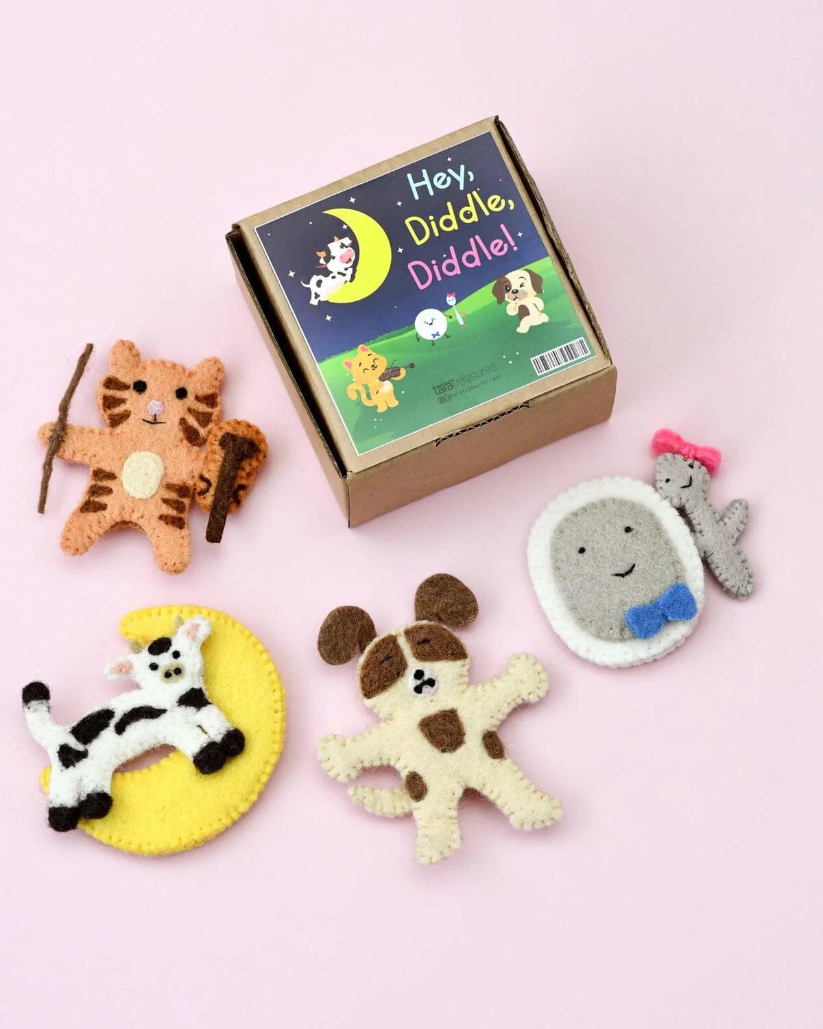 Tara Treasures Finger Puppet Set- Hey Diddle Diddle Tara Treasures