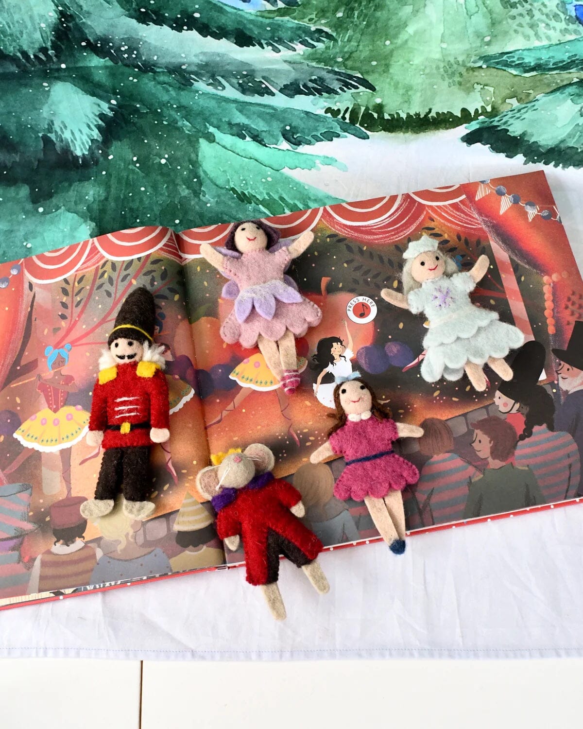 Tara Treasures Finger Puppet Set - Nutcracker and the Mouse King Tara Treasures