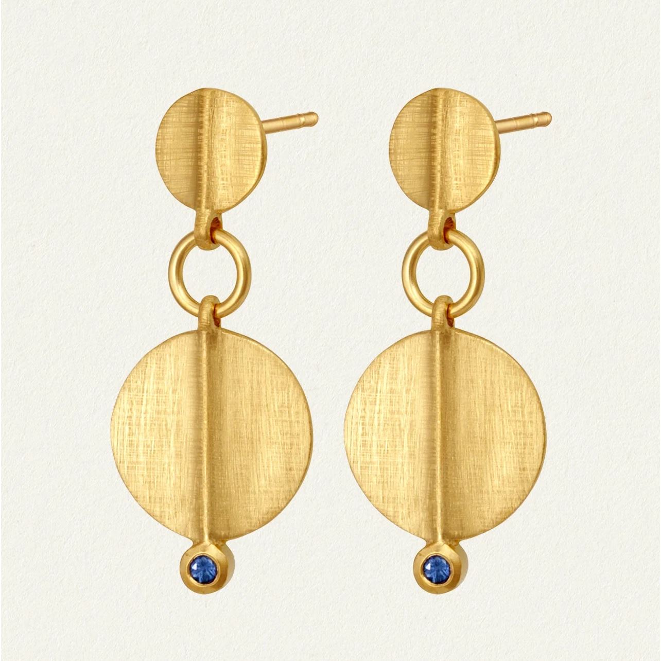 Temple Of The Sun Cyra Earrings - Gold Temple of the Sun