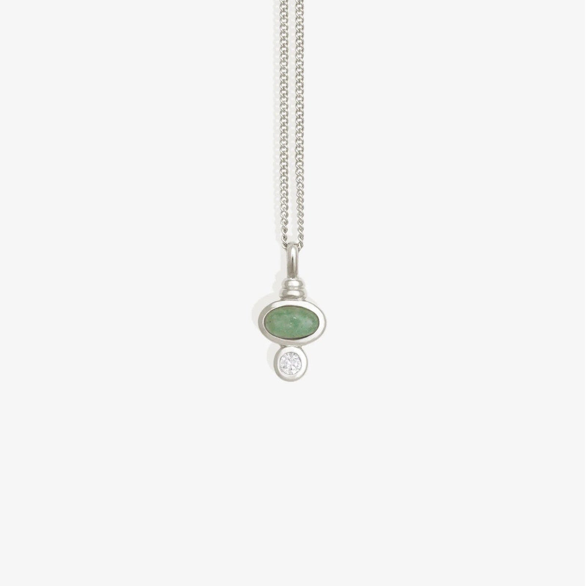 Temple of the Sun Ma Necklace - Silver Temple of the Sun