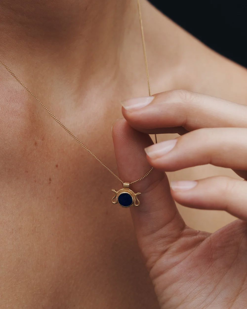 Temple of the Sun Naja Necklace - Gold Vermeil Temple of the Sun