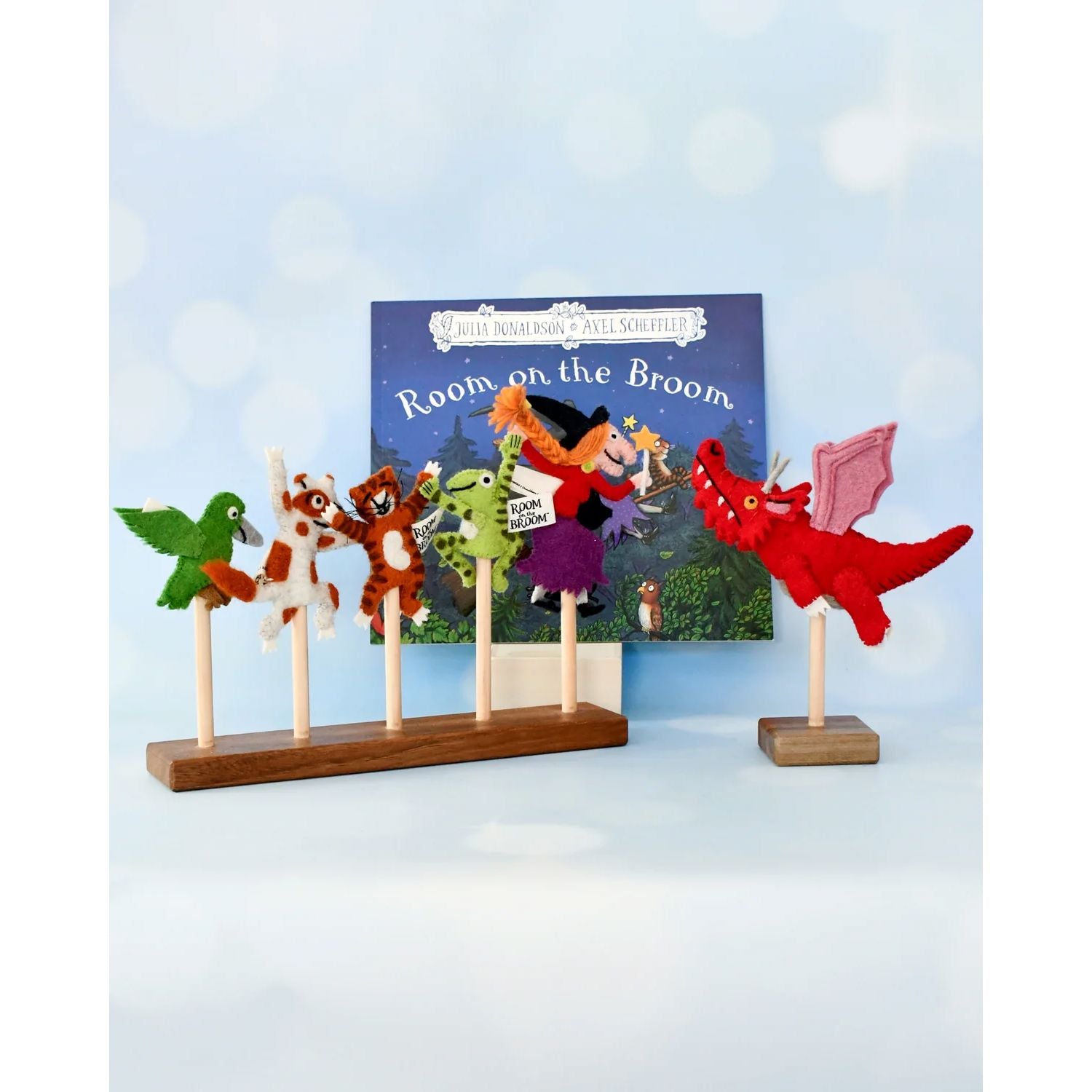 The Room on the Broom Finger Puppets Set Finger Puppets Tara Treasures 