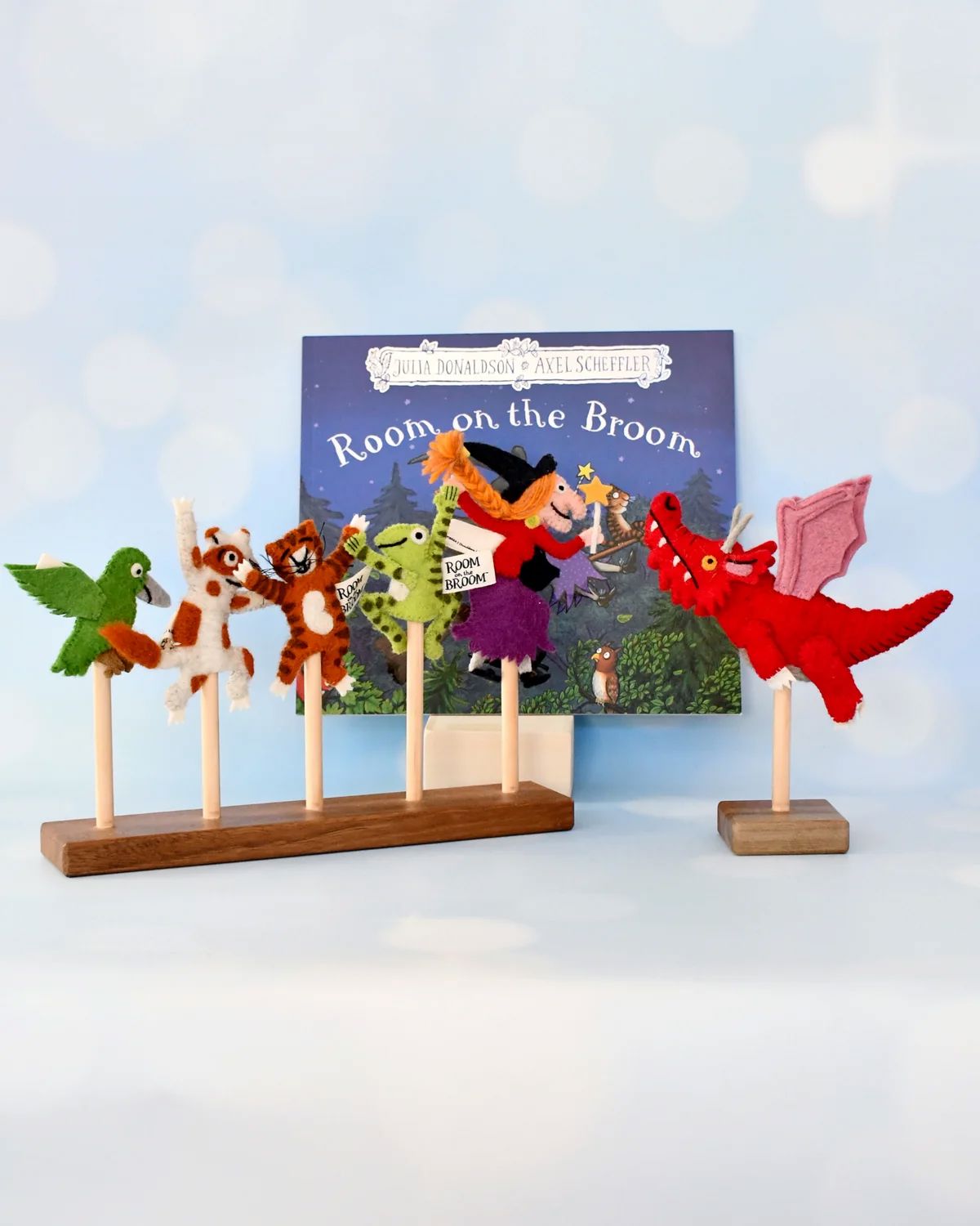 The Room on the Broom Finger Puppets Set Finger Puppets Tara Treasures 