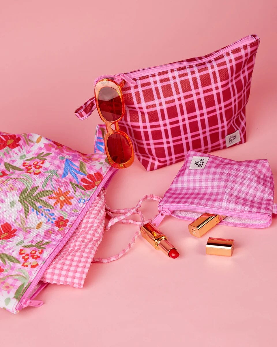 The Somewhere Co. Handy Pouch Trio - Flowerburst The Somewhere Co