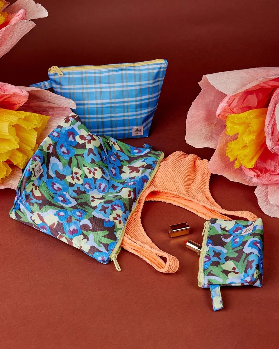 The Somewhere Co. Handy Pouch Trio - Pansy Patch The Somewhere Co