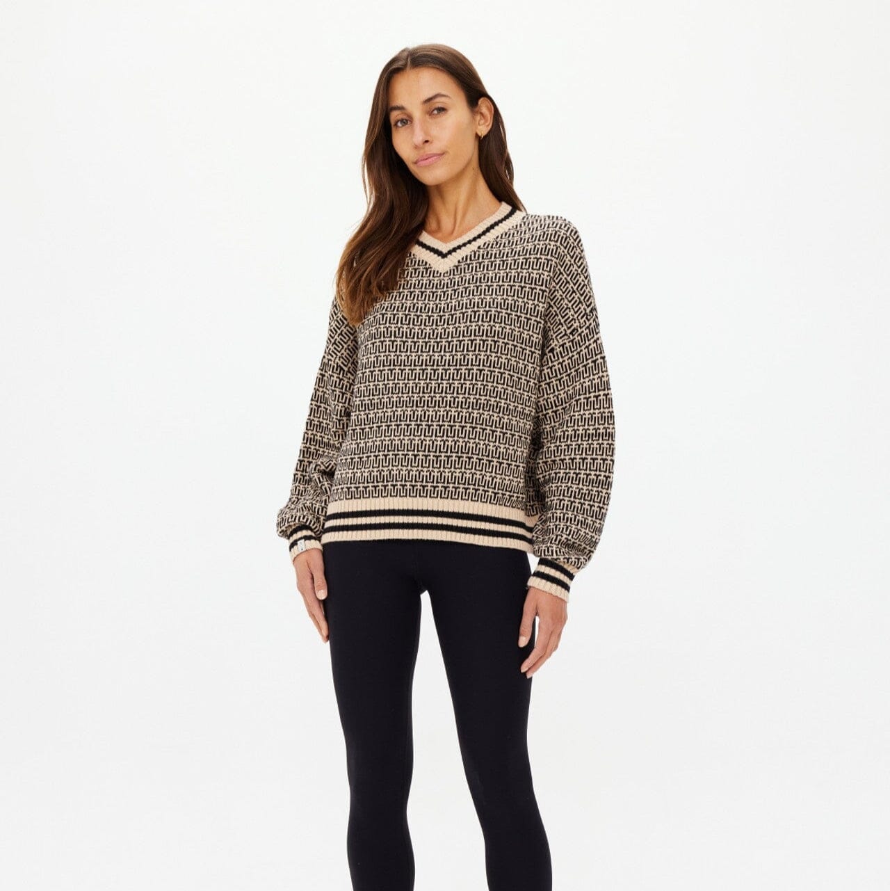 The Upside Castilla Millie Knit Sweater - Pebble The Upside
