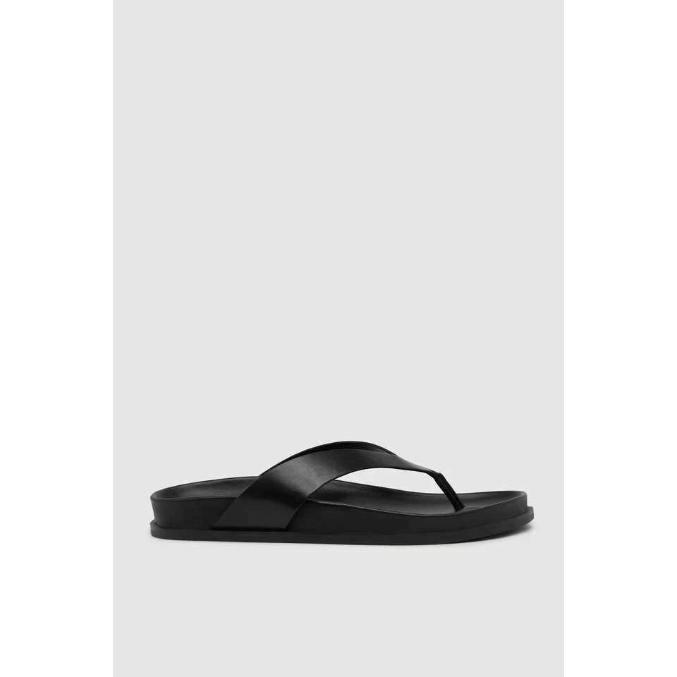 Assembly Label Mela Leather Thong - Black