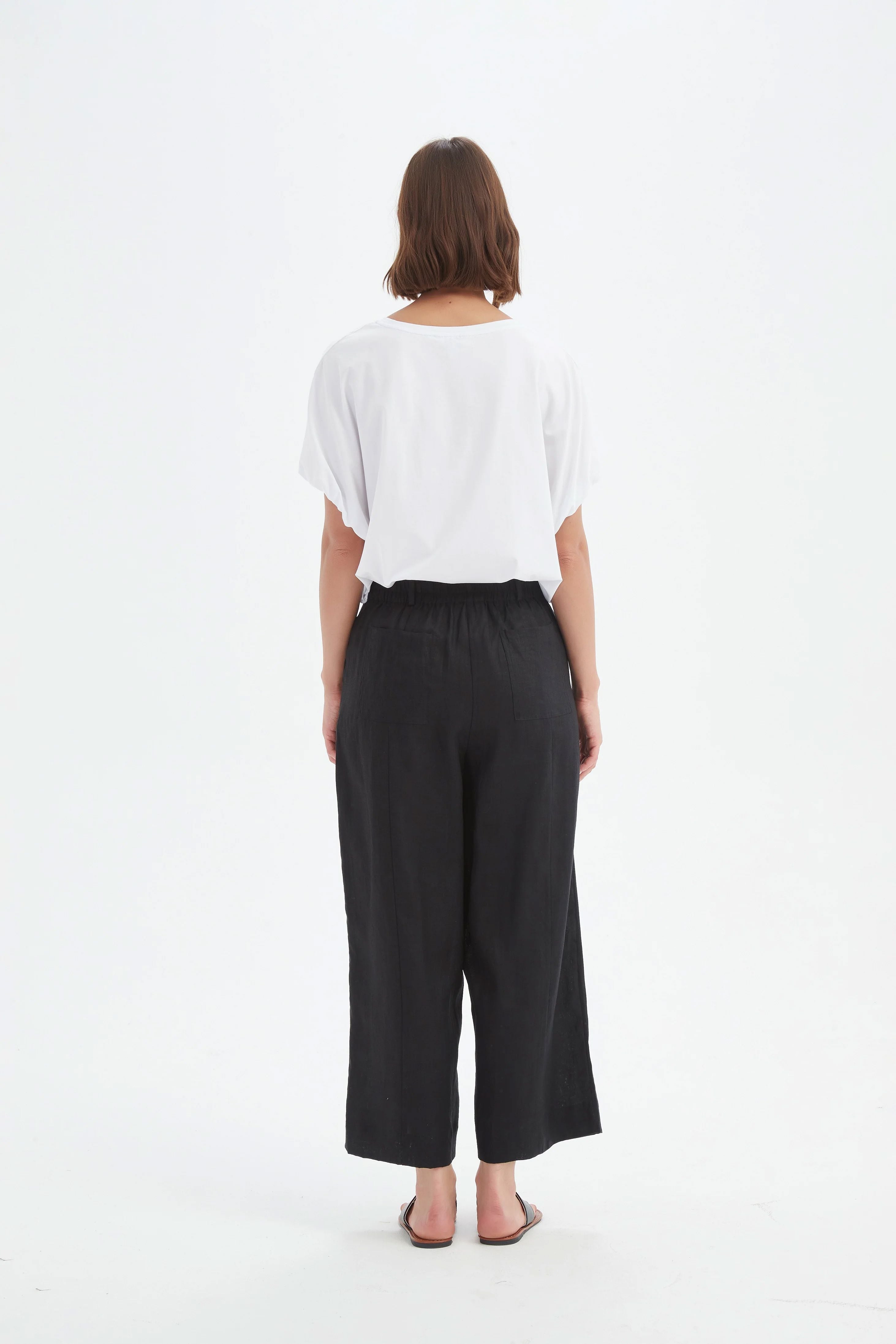 Tirelli Patch Pocket Easy Pant - Black Tirelli