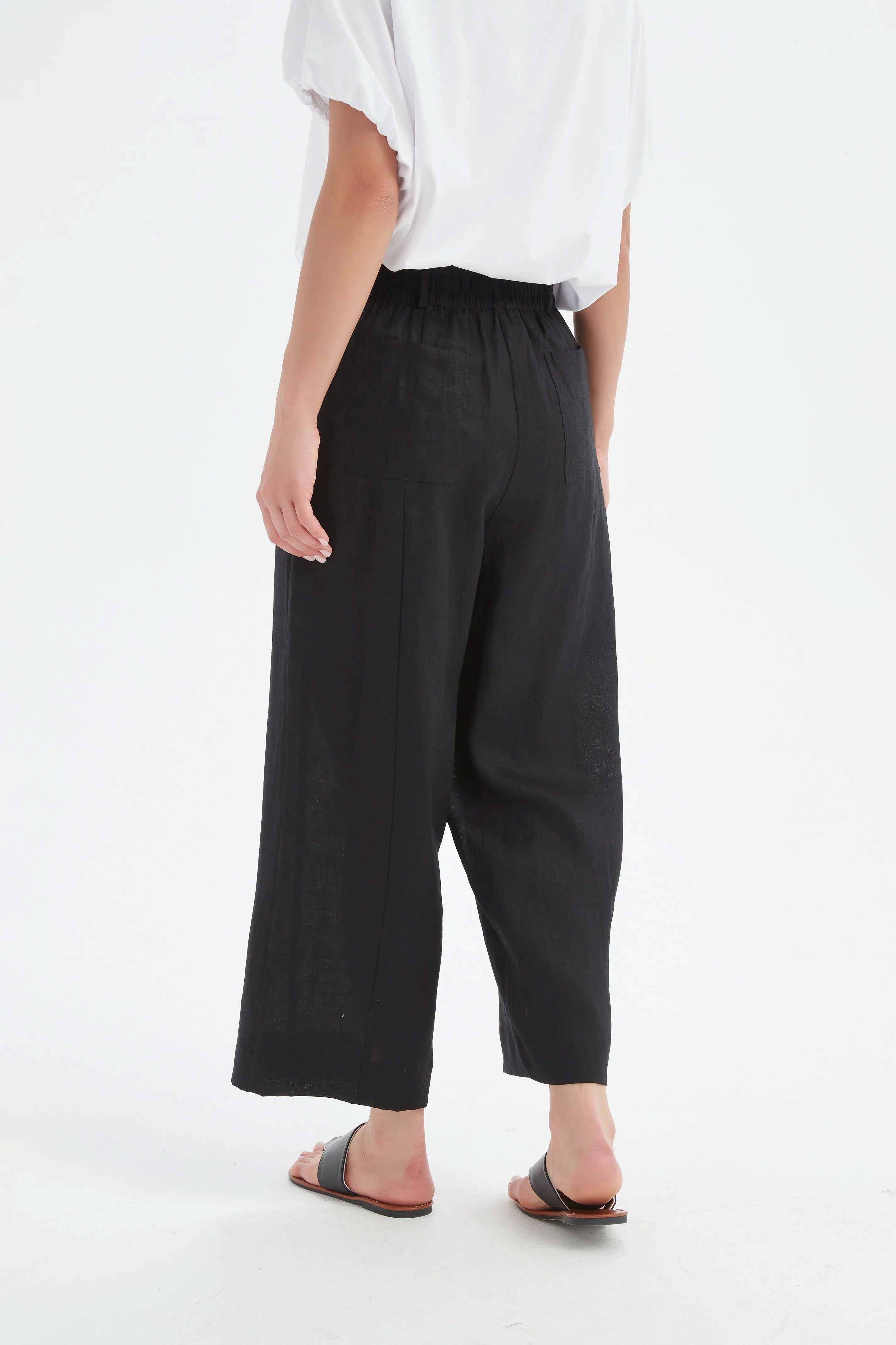 Tirelli Patch Pocket Easy Pant - Black Tirelli