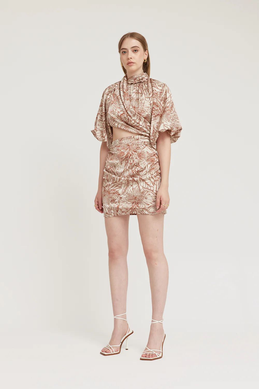 Tojha Celia Dress - Maple Floral Tojha