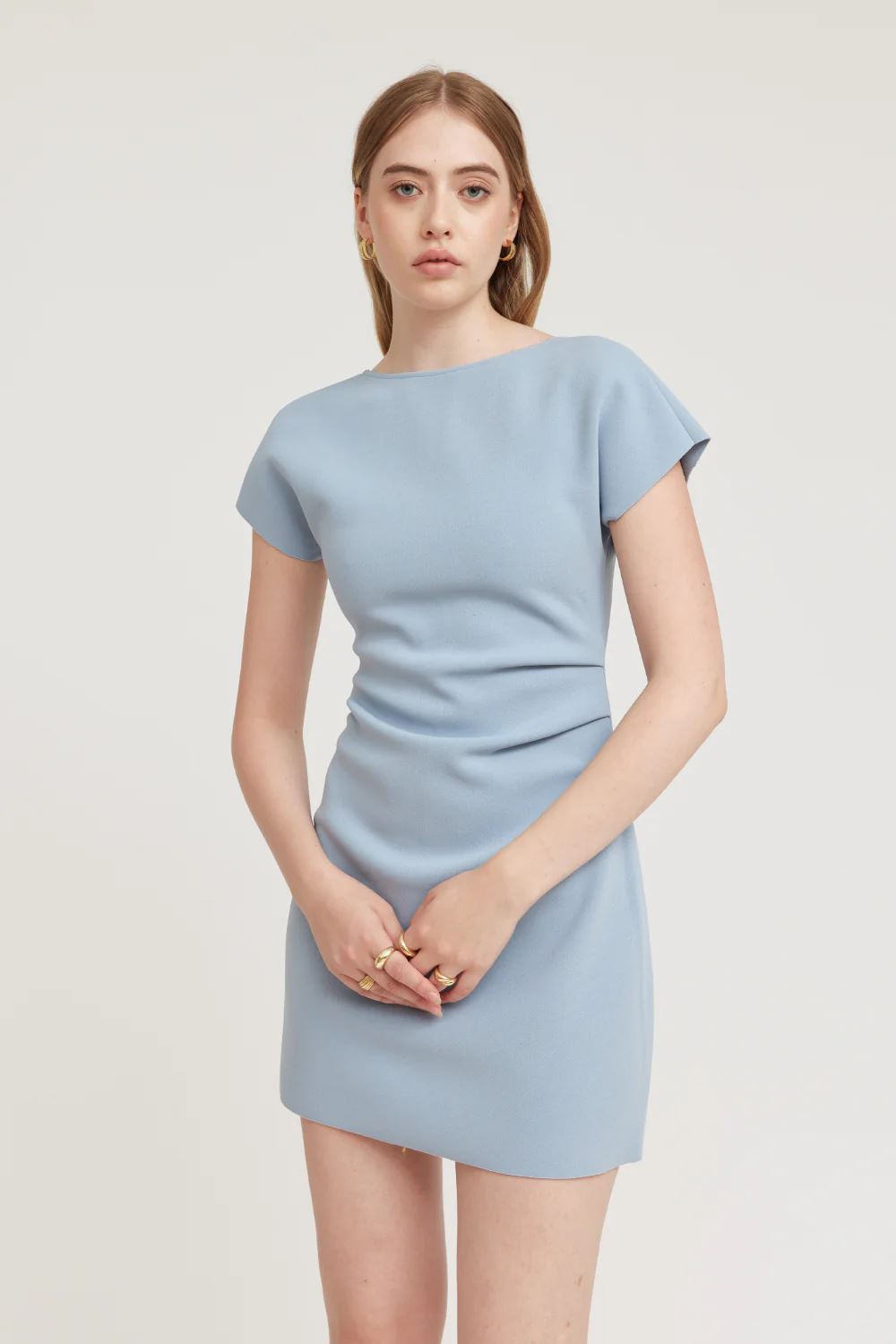 Tojha Lottie Dress - Powder Blue Tojha