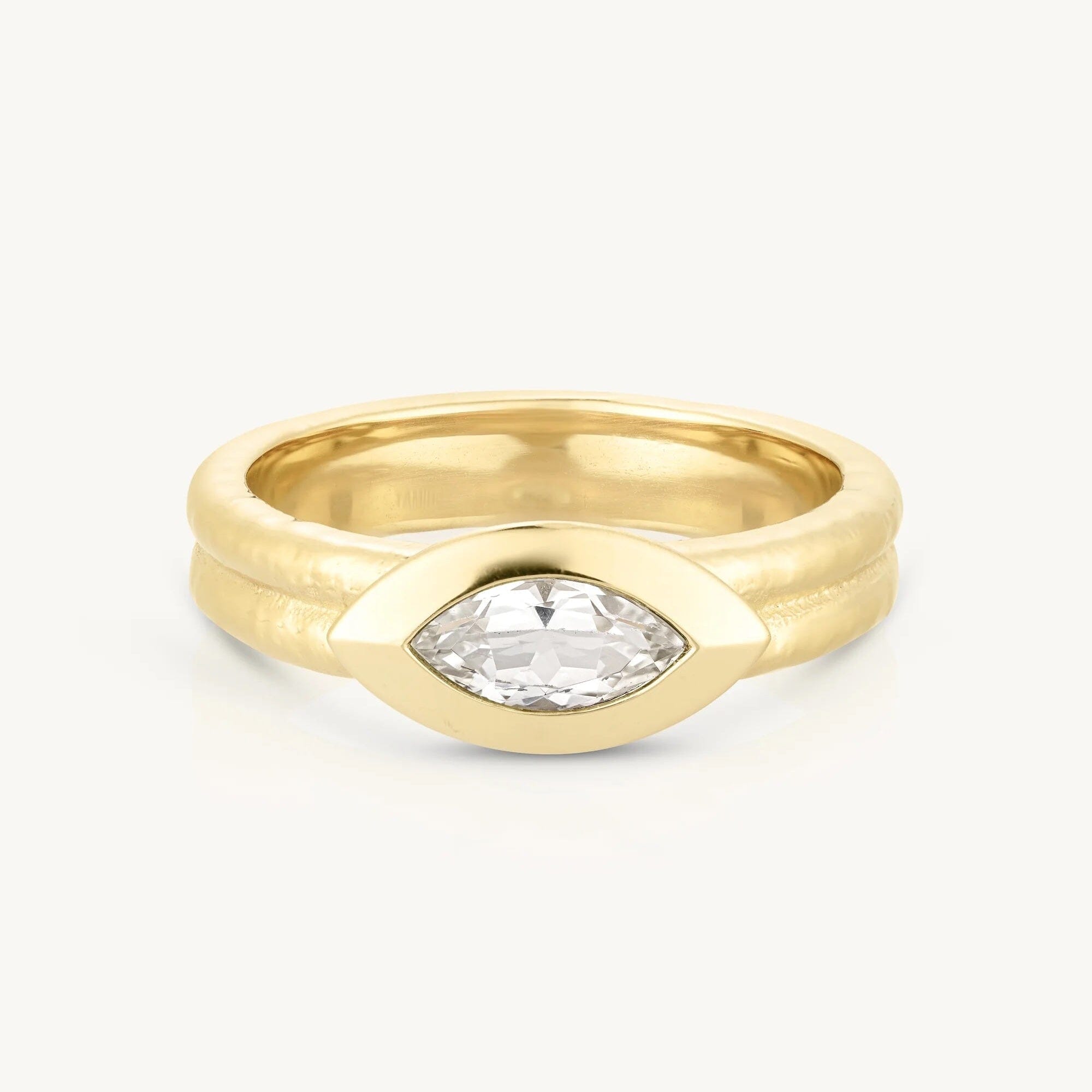 ToniMay Amara Marquise Topaz Gold Ring ToniMay