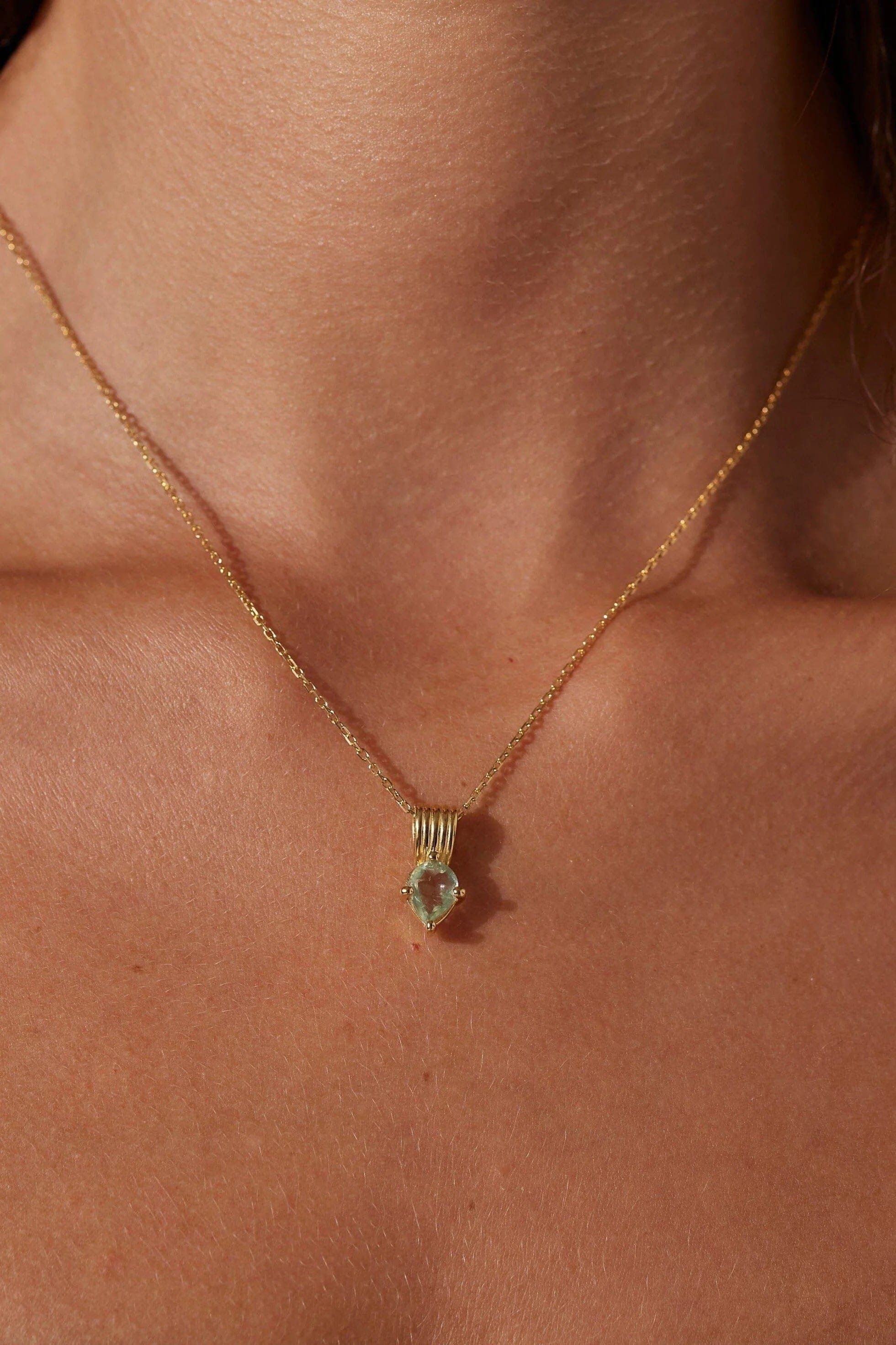 ToniMay Amie Fluorite Gold Necklace ToniMay