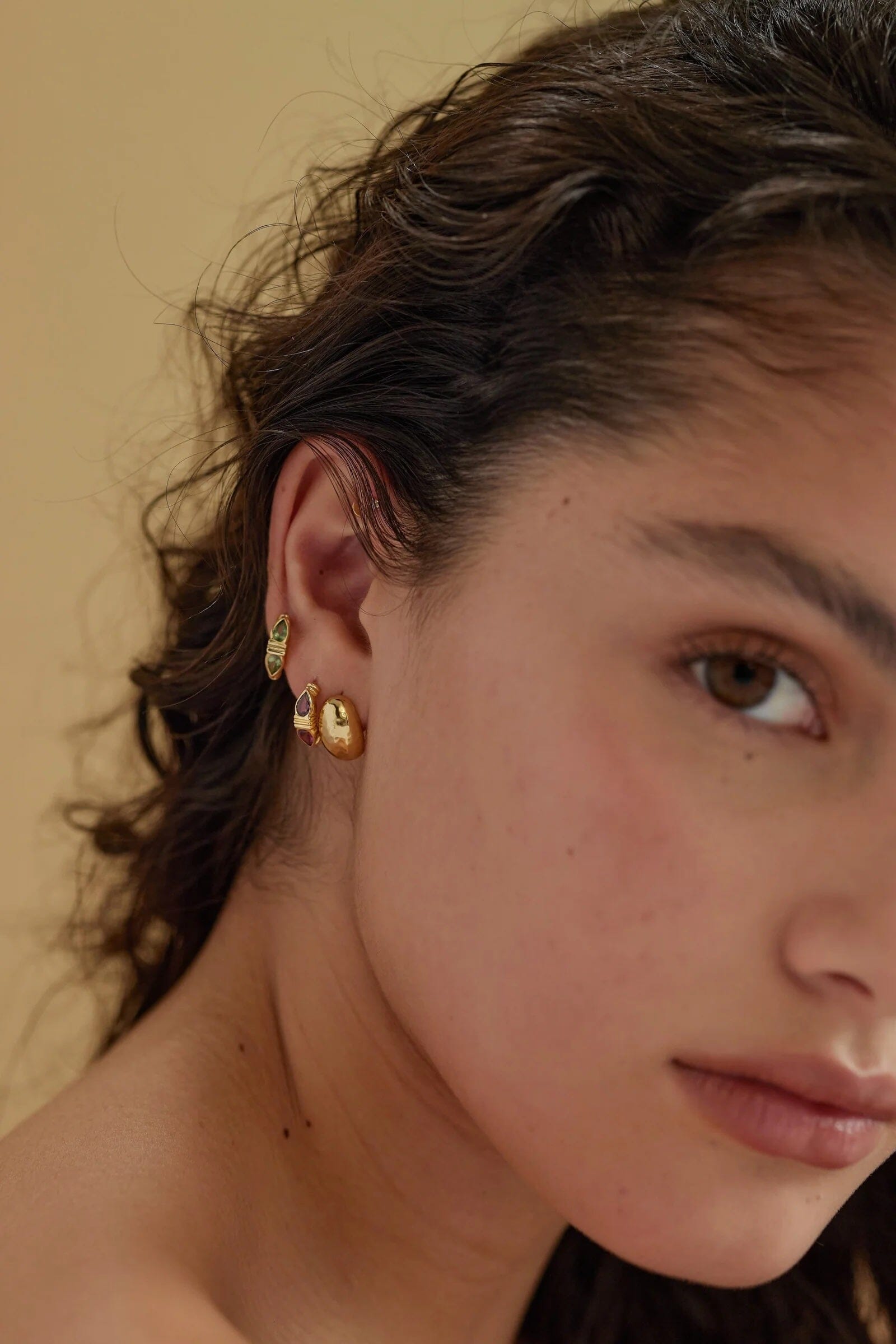 ToniMay Eden Apatite Gold Huggies ToniMay