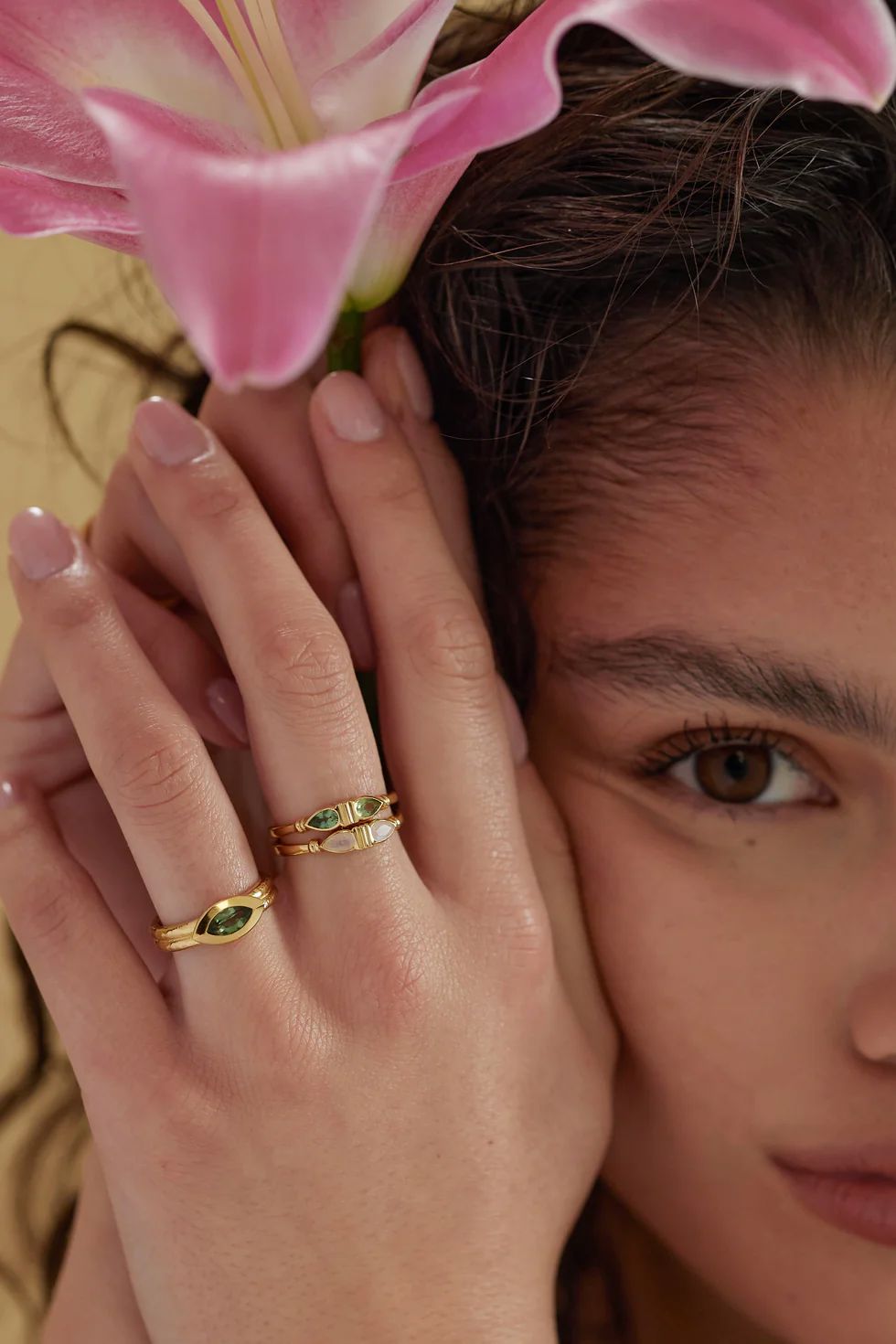 ToniMay Eden Apatite Gold Ring ToniMay