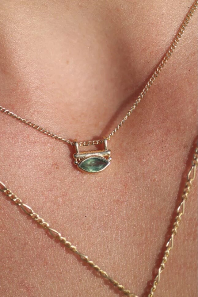 ToniMay Nyra Apatite Gold Necklace ToniMay