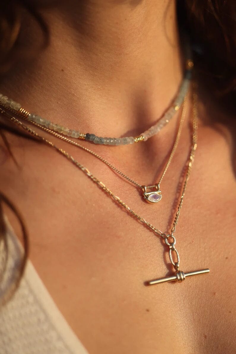 ToniMay Nyra Moonstone Gold Necklace ToniMay
