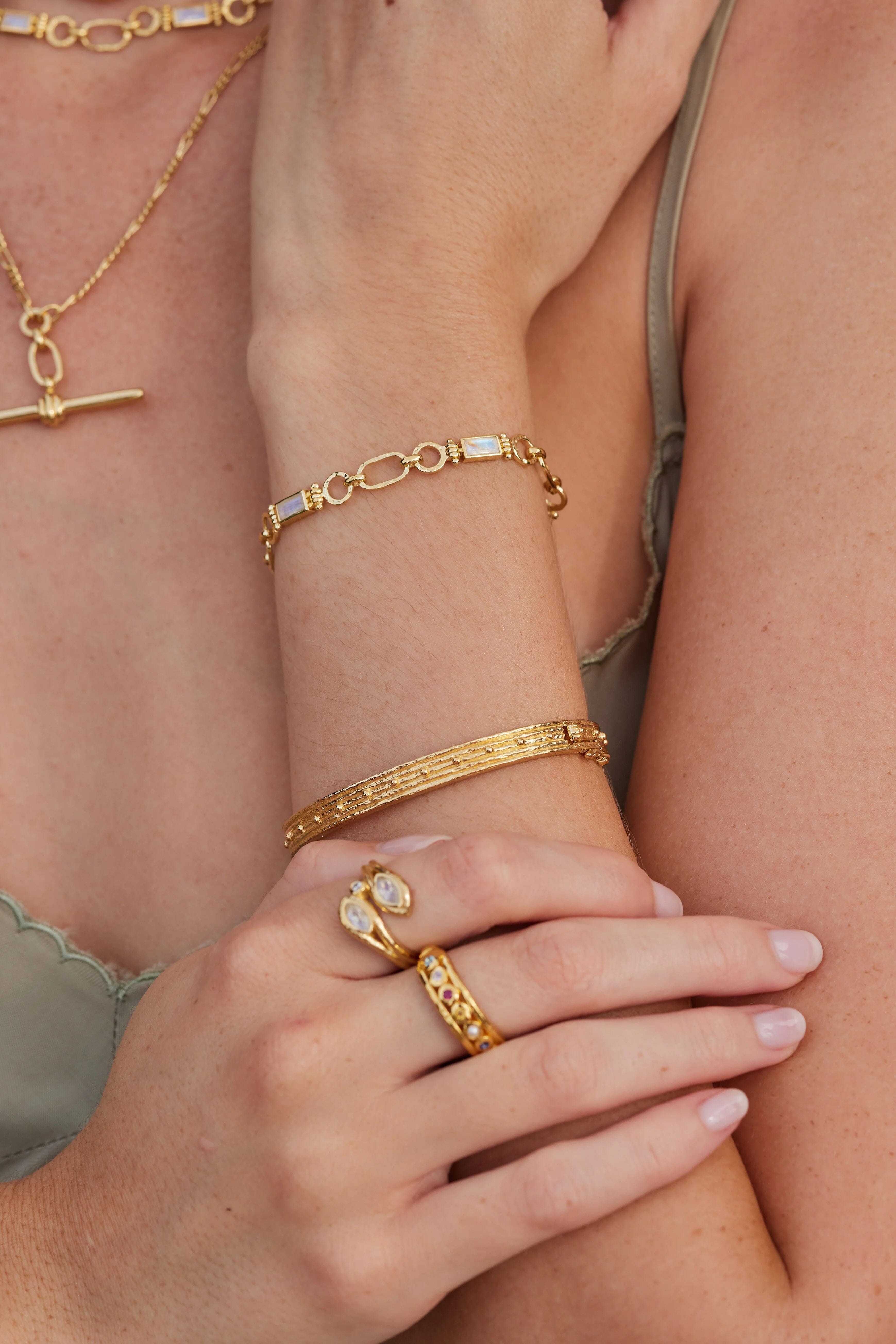 ToniMay Petra Moonstone Gold Bracelet ToniMay