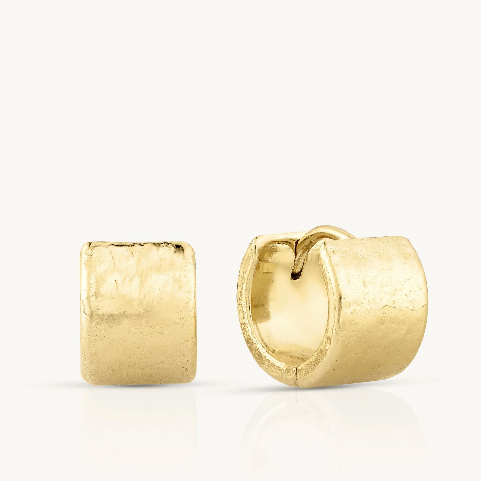 ToniMay Zahra Gold Huggies Huggie Earrings ToniMay 