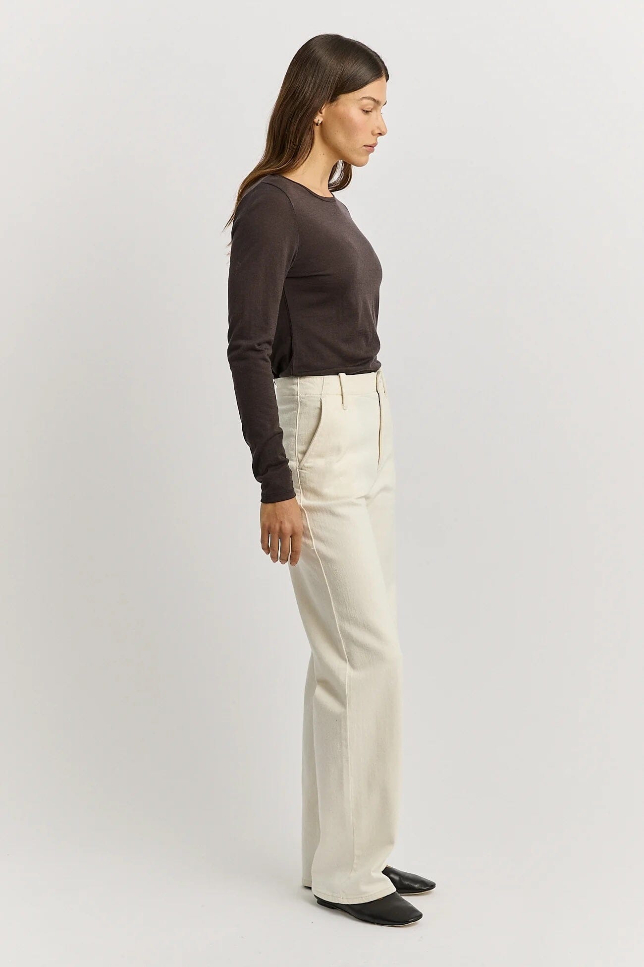 Toorallie Crew Merino Tee - Date Toorallie