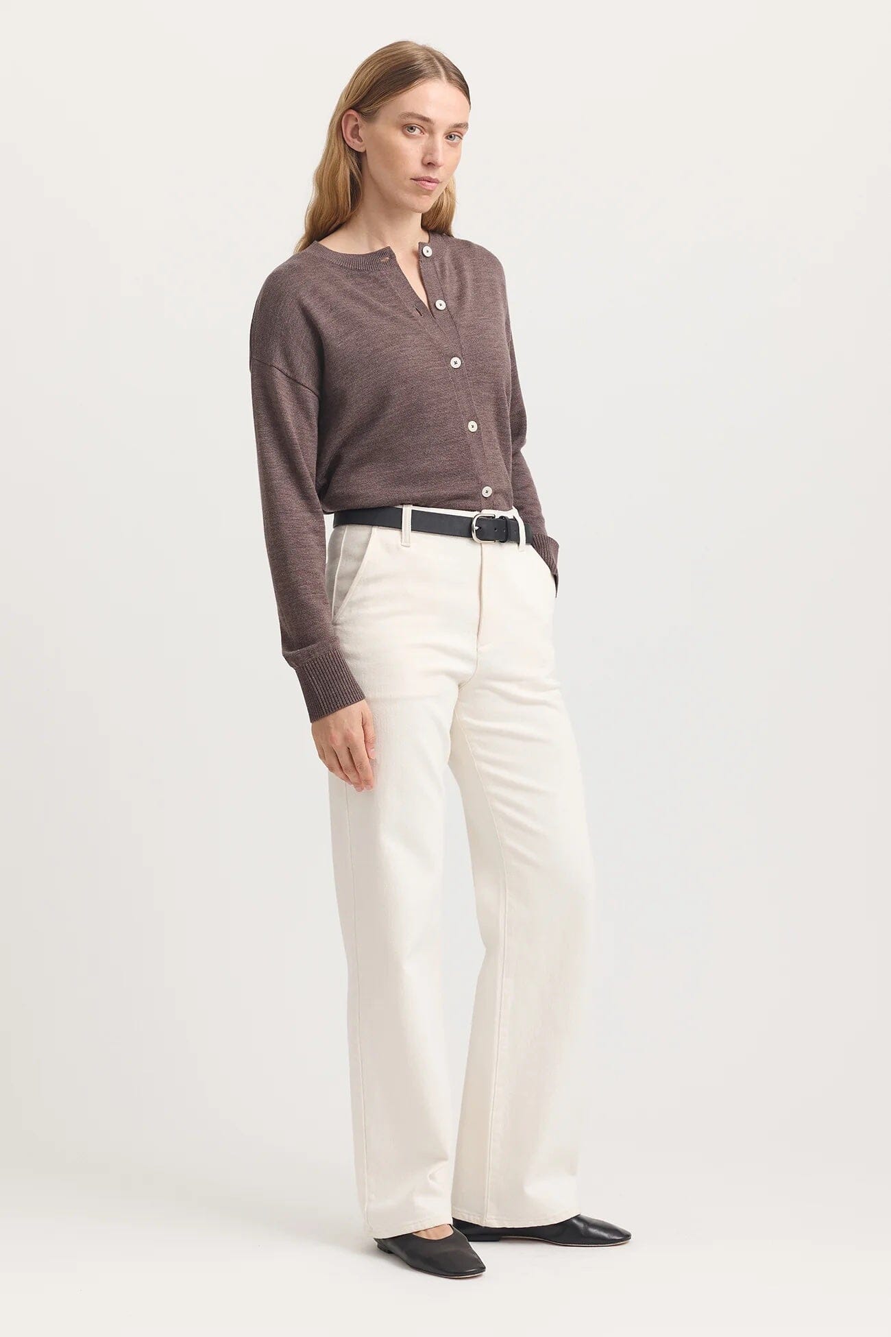 Toorallie Fine Knit Cardigan - Mocha Toorallie