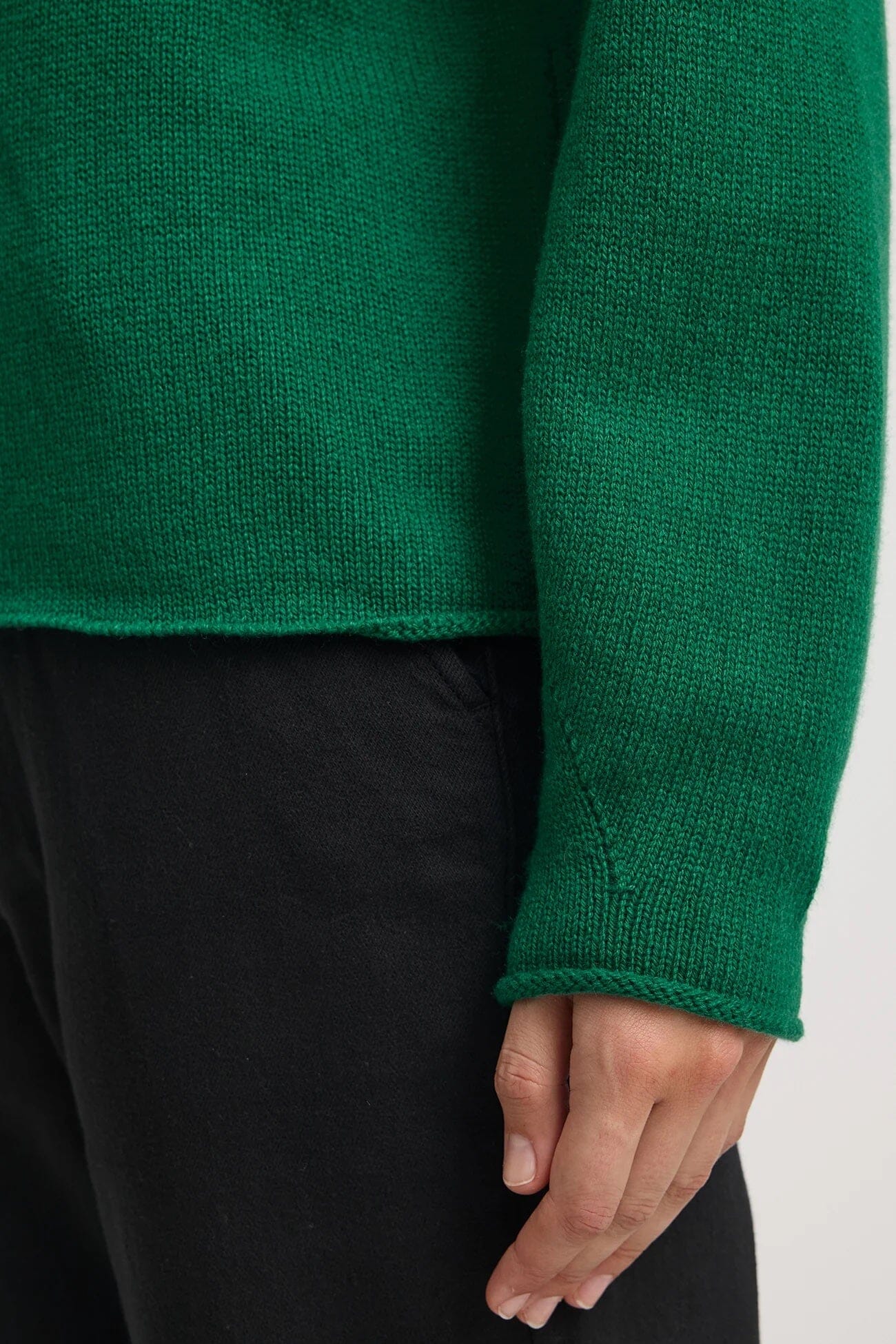 Toorallie Relaxed Fit Mock Neck Knit - Lush Green Toorallie