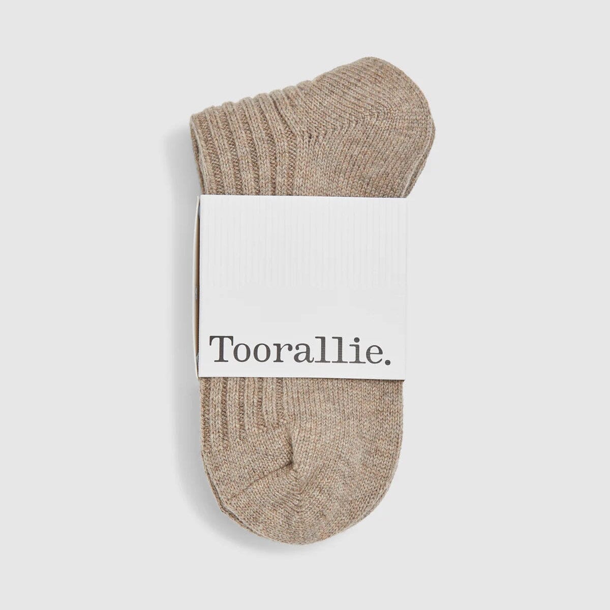 Toorallie Ribbed Merino Socks - Oat Toorallie