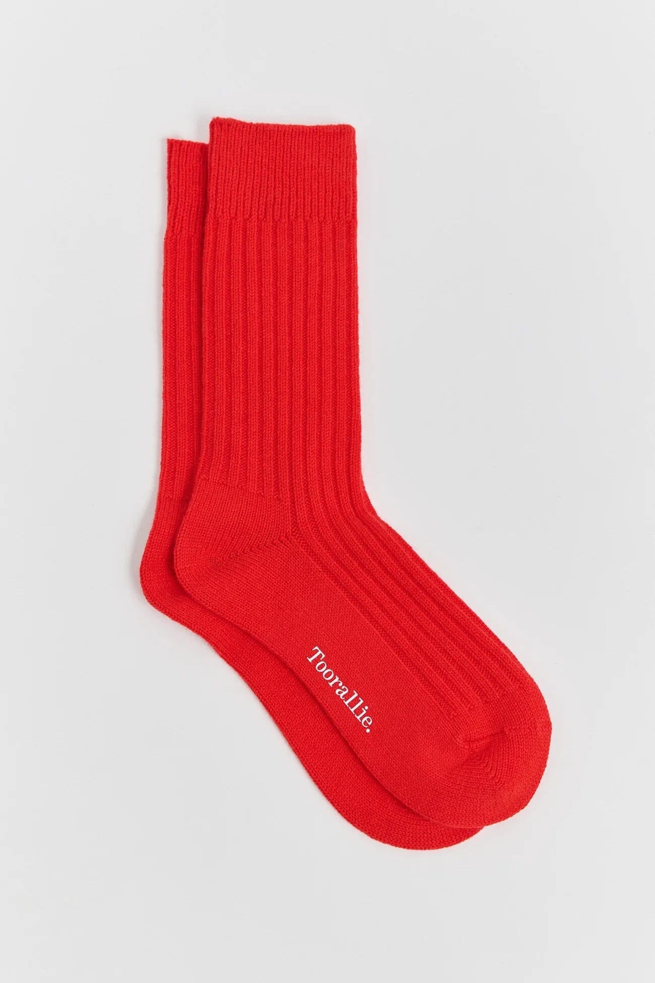 Toorallie Ribbed Merino Socks - Poppy Women's Socks Toorallie 