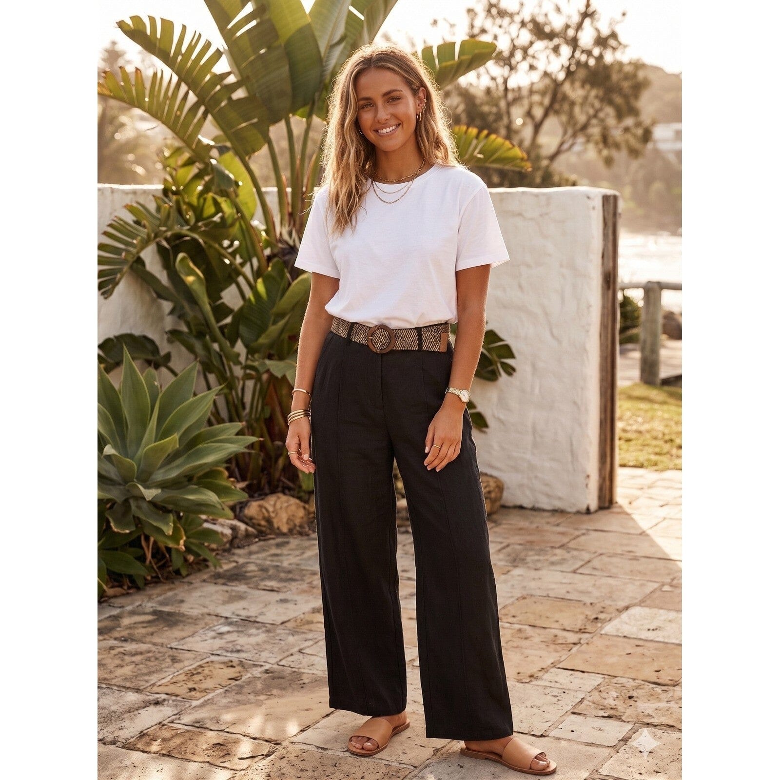 Mondara Trousers - Black Eclectic House