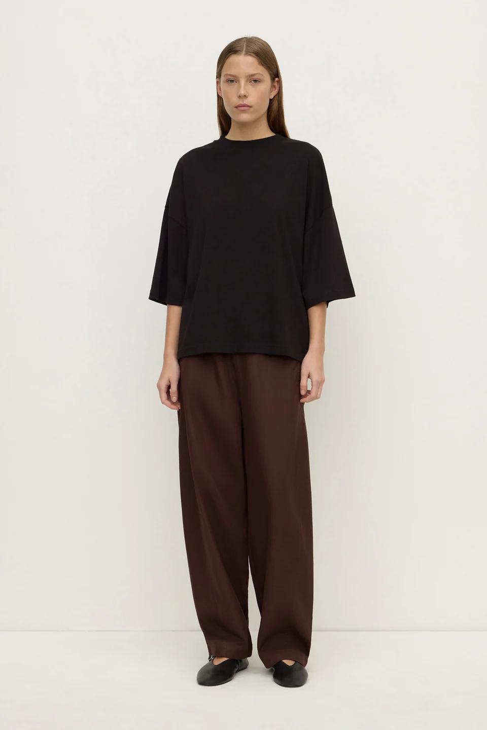 Assembly Label Max Cotton Oversized Tee - Black