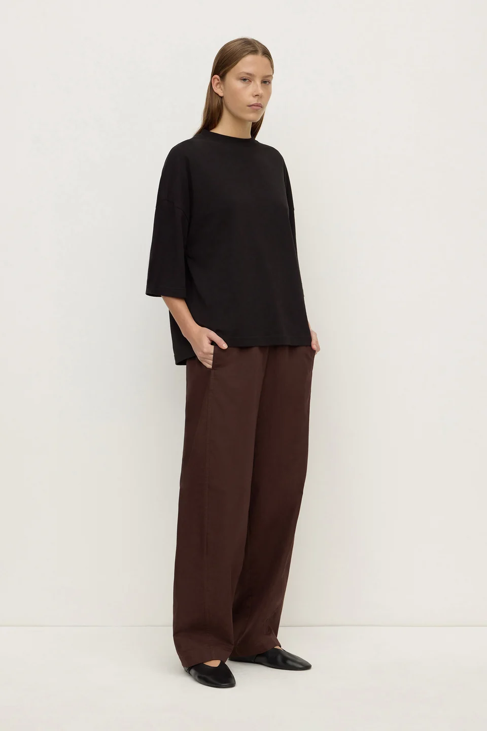 Assembly Label Max Cotton Oversized Tee - Black