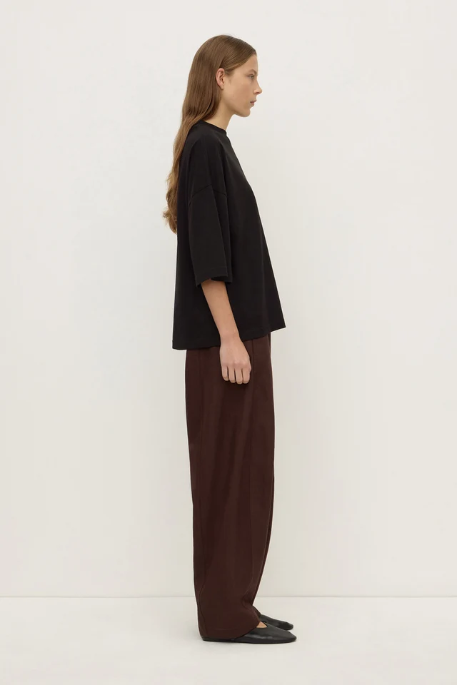Assembly Label Max Cotton Oversized Tee - Black
