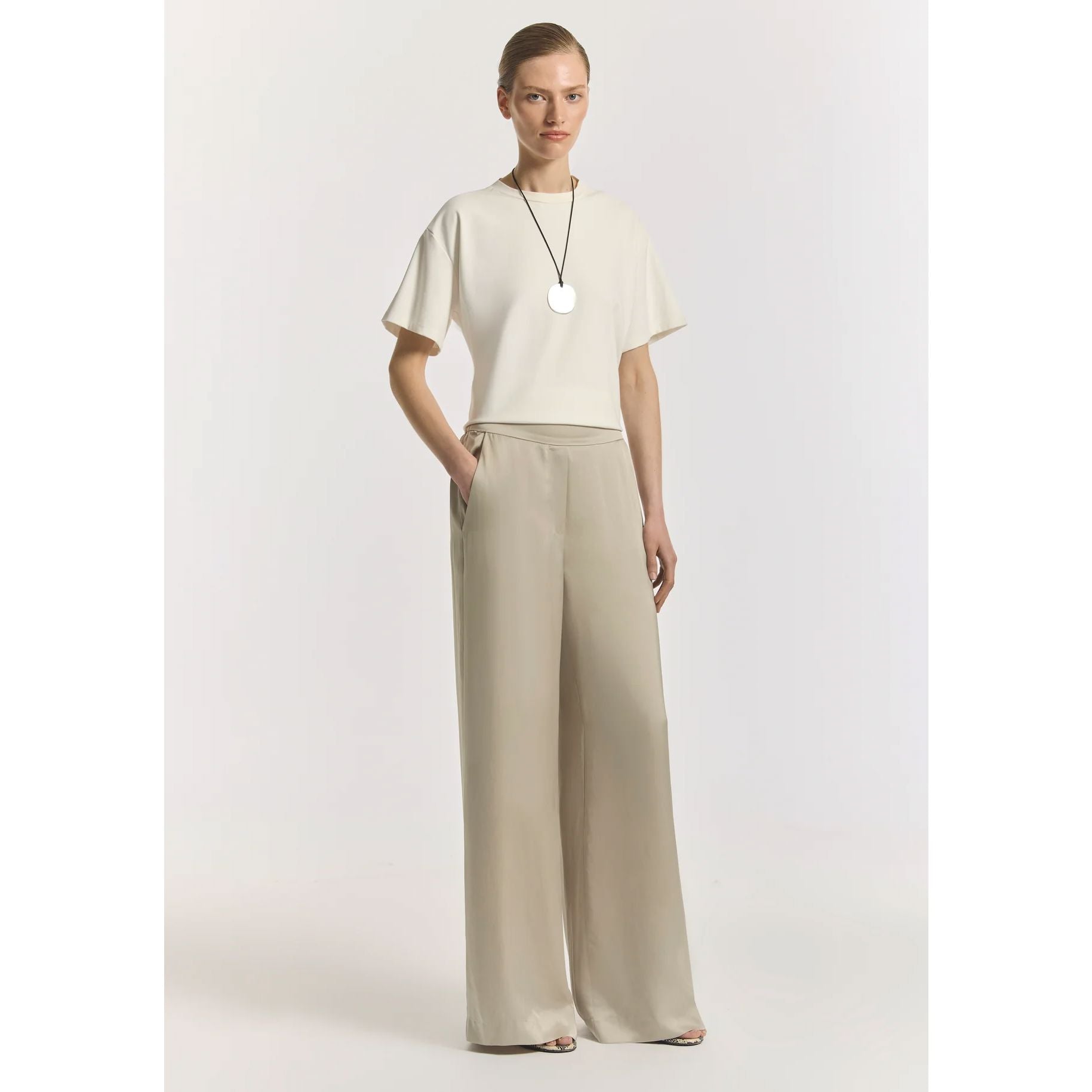 Viktoria & Woods Skylark Pant - Oyster Viktoria & Woods