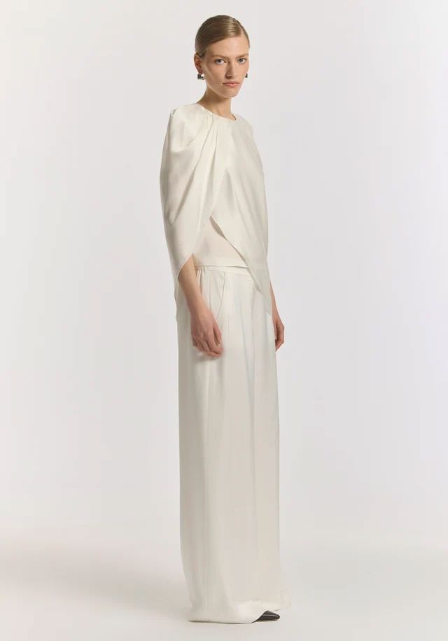 Viktoria & Woods Stairwell Top - Ivory Blouse Viktoria & Woods 