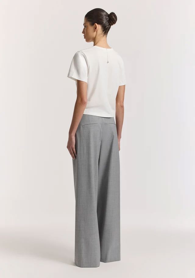 Viktoria & Woods Storrie Trouser - Light Grey Marle Women's Pants Viktoria & Woods 
