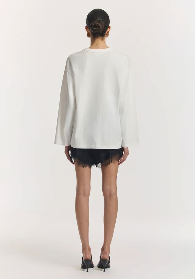 Viktoria & Woods Texas Long Sleeve Tee - Ivory Viktoria & Woods