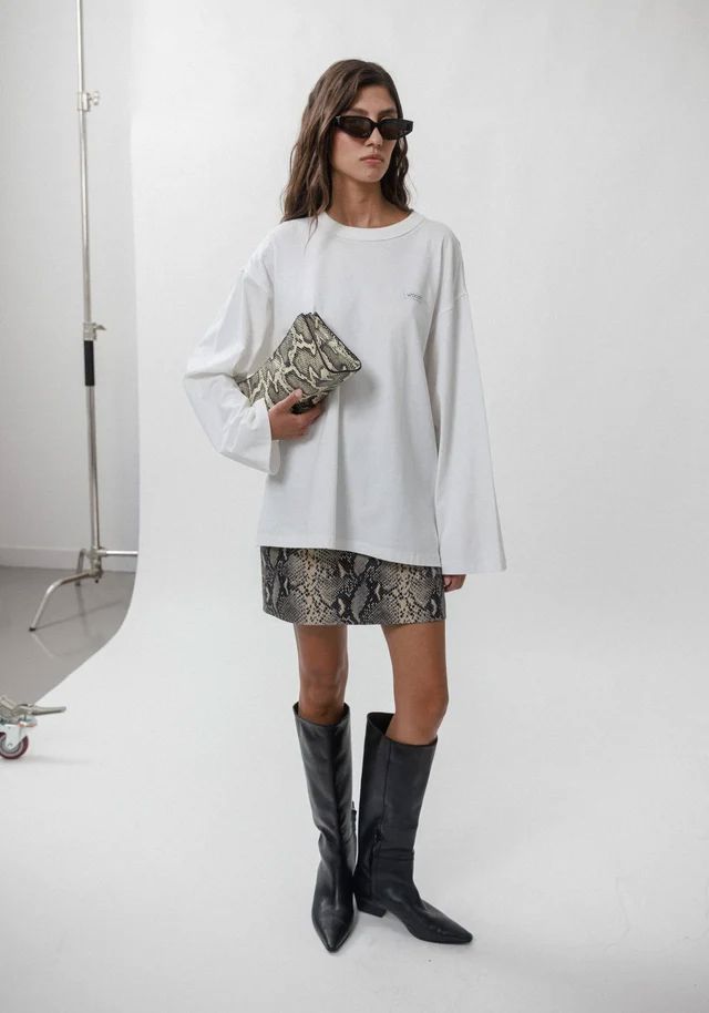 Viktoria & Woods Texas Long Sleeve Tee - Ivory Viktoria & Woods
