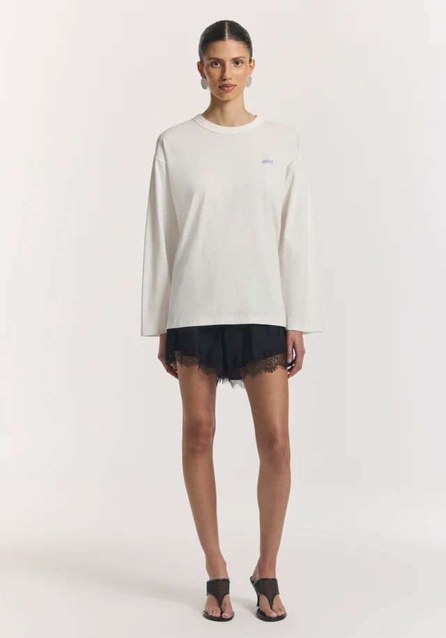 Viktoria & Woods Texas Long Sleeve Tee - Ivory Viktoria & Woods