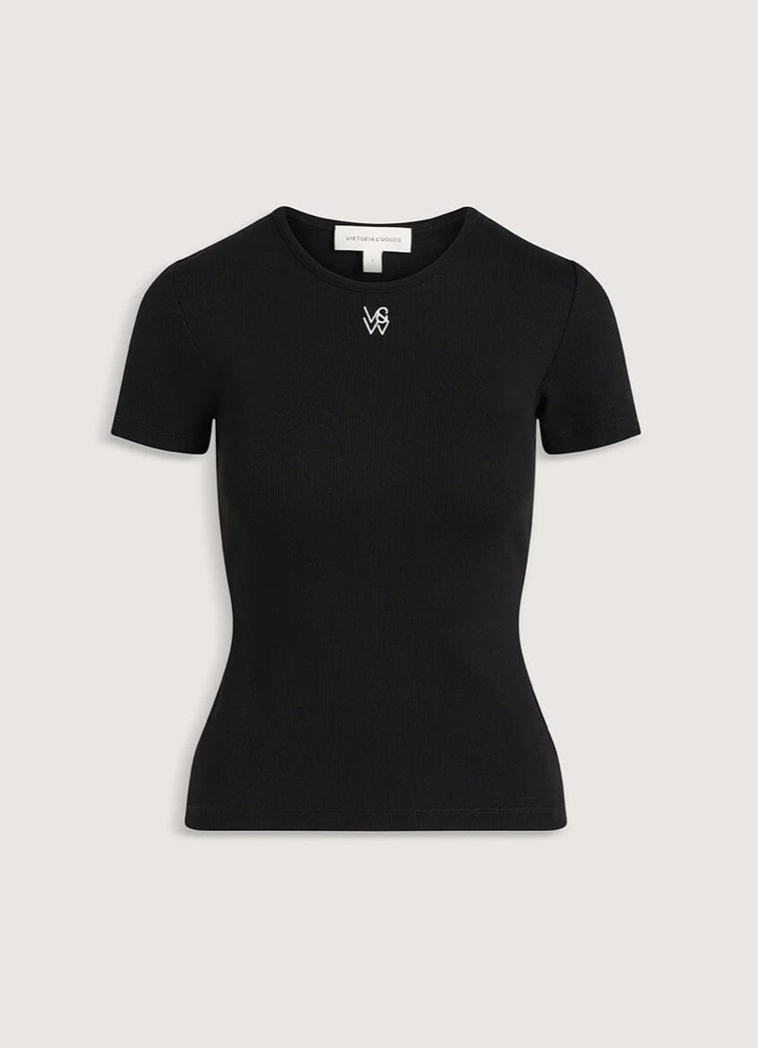 Viktoria & Woods V&W Tee - Black Viktoria & Woods