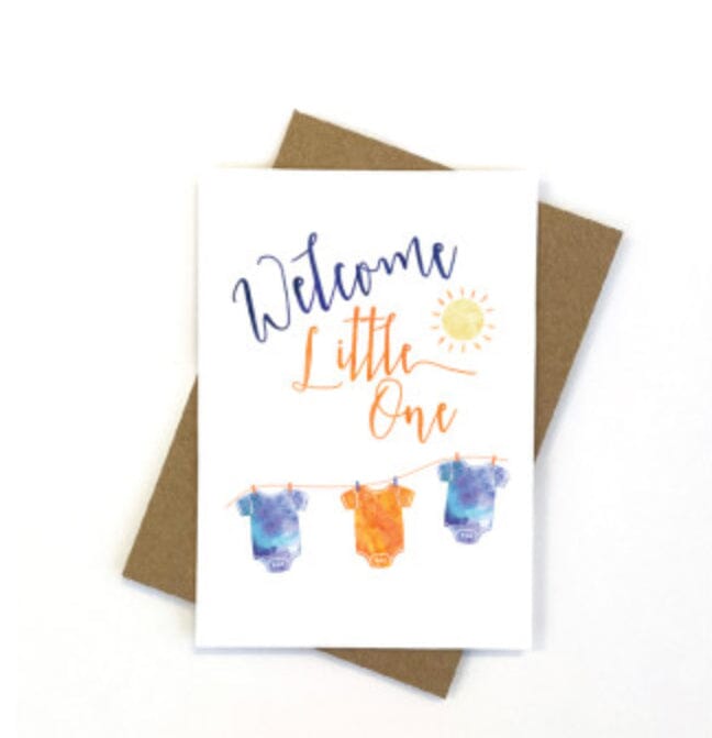 Welcome Little One Card Eclectic House