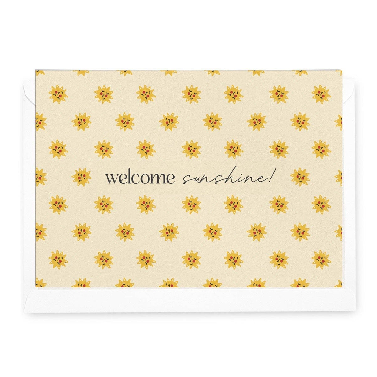 'Welcome Sunshine!' Luma Greeting Card Daymaker Stationery